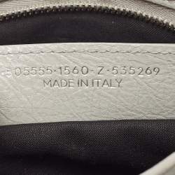 Pre Owned Balenciaga Grey Leather Mini Neo Classic Tote