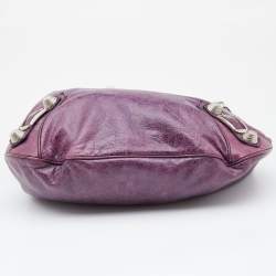 Balenciaga Raisin Chevre Leather GSH Hobo