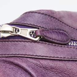 Balenciaga Raisin Chevre Leather GSH Hobo