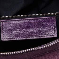 Balenciaga Raisin Chevre Leather GSH Hobo