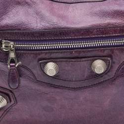 Balenciaga Raisin Chevre Leather GSH Hobo