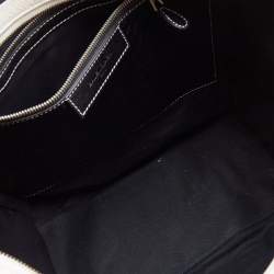 Pre Owned Balenciaga Multicolor Striped Leather Medium Bazaar Shopper Tote