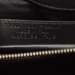 مملوكة مسبقًا حقيبة بالنسياغا "لو ديكس كارتابل" يد علوية جلد ثعبان و جلد أسود
