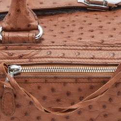 مملوكة مسبقًا Balenciaga Brown Ostrich Leather Whistle Satchel 