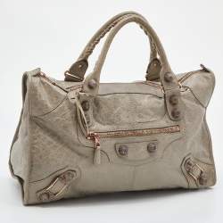 مملوكة مسبقًا Balenciaga Papyrus Leather GRGH Work Tote