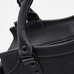 Pre Owned Balenciaga Black Leather Small Neo Classic Tote