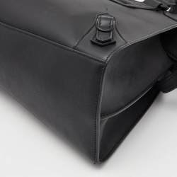 Pre Owned Balenciaga Black Leather Small Neo Classic Tote