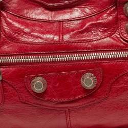Pre Owned Balenciaga Sang Leather GSH Part Time Bag