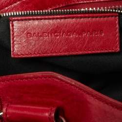 Pre Owned Balenciaga Sang Leather GSH Part Time Bag