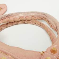 Pre Owned حقيبة بالنسياغا أر أتش فيلو جلد بنفسجي فاتح