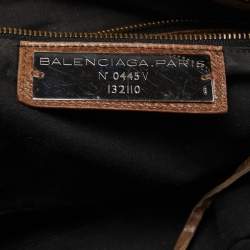 مملوكة مسبقًا Balenciaga Dark Brown Leather RH Work Tote