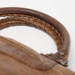 مملوكة مسبقًا Balenciaga Dark Brown Leather RH Work Tote