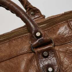 مملوكة مسبقًا Balenciaga Dark Brown Leather RH Work Tote