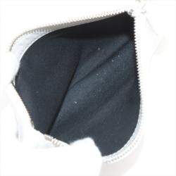 Pre Owned Balenciaga Navy Cabas Canvas & leather Tote bag White 339933