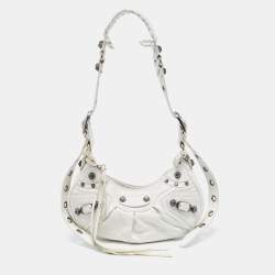 Shopping north south leather crossbody bag Balenciaga White in Leather -  21756605