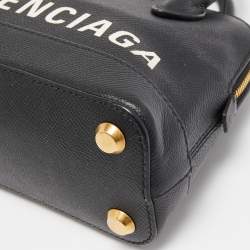 Balenciaga Black Leather XXS Ville Satchel