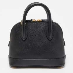 Balenciaga Black Leather XXS Ville Satchel