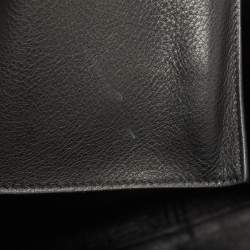 Pre Owned Balenciaga Black Leather Everyday Shopper Tote