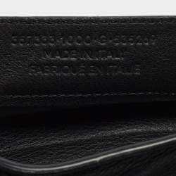 Pre Owned Balenciaga Black Leather Mini Papier A4 Tote