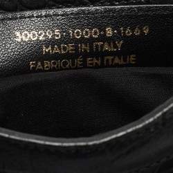 مملوكة مسبقًا Balenciaga Black Croc Embossed Leather Mini GH Classic City Bag