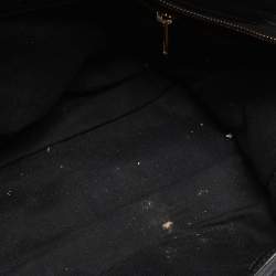 Pre Owned Balenciaga Black Leather Metal Plate Classic City Bag