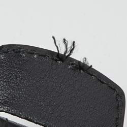 Pre Owned Balenciaga Black Leather Metal Plate Classic City Bag