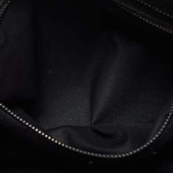 Pre Owned حقيبة بالنسياغا ميتاليك إيدج سيتي جلد نقشة التمساح أسود صغيرة