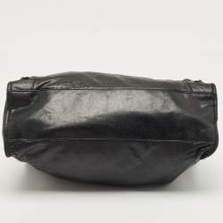 Pre Owned Balenciaga Black Leather RH Classic City Bag