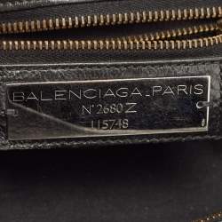 Pre Owned Balenciaga Black Leather RH Classic City Bag