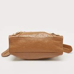 Pre Owned Balenciaga Brown Leather Mini Classic City Bag
