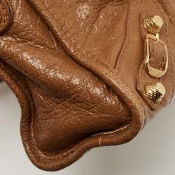 Pre Owned Balenciaga Brown Leather Mini Classic City Bag