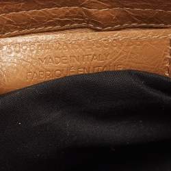 Pre Owned Balenciaga Brown Leather Mini Classic City Bag