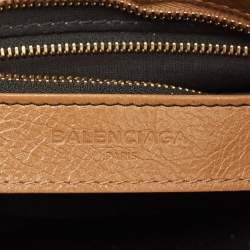 Pre Owned Balenciaga Brown Leather Mini Classic City Bag
