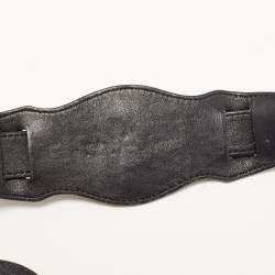 مملوكة مسبقًا Balenciaga Black Leather Mini Classic Metallic Edge City Bag