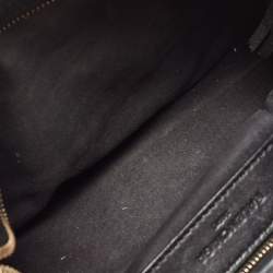 مملوكة مسبقًا Balenciaga Black Leather Mini Classic Metallic Edge City Bag