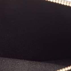 Pre Owned Balenciaga Black Croc Embossed Leather Classic Wallet On Chain