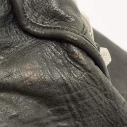Balenciaga Black Leather GSH Sphere Hobo