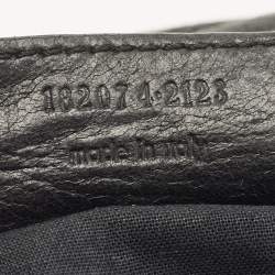 Balenciaga Black Leather GSH Sphere Hobo