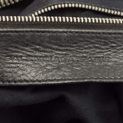 Balenciaga Black Leather GSH Sphere Hobo