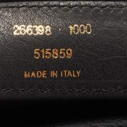 Pre Owned Balenciaga Black Leather Papier A4 Tote