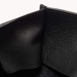 Pre Owned Balenciaga Black Leather Papier A4 Tote