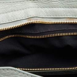 Pre Owned Balenciaga Light Green Leather RH City Bag