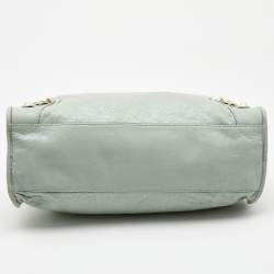 Pre Owned Balenciaga Light Green Leather RH City Bag