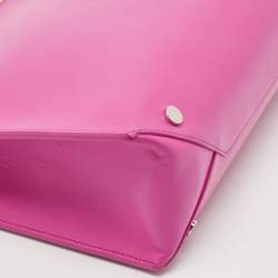 مملوكة مسبقًا Balenciaga Pink Leather Cable Strap Tote