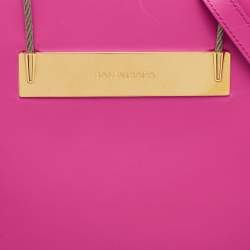مملوكة مسبقًا Balenciaga Pink Leather Cable Strap Tote