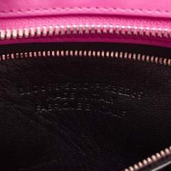 مملوكة مسبقًا Balenciaga Pink Leather Cable Strap Tote