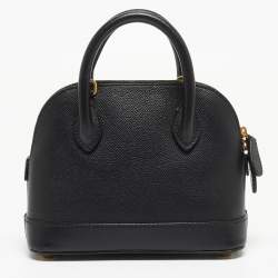 Balenciaga Black/White Leather XXS Ville Satchel 