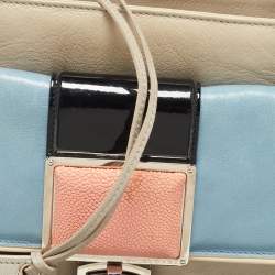 Pre Owned Balenciaga Multicolor Leather Cherche Midi Shoulder Bag