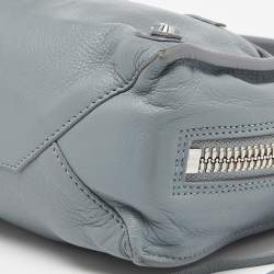 Pre Owned Balenciaga Maldives Leather Mini Papier A4 Tote