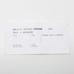 Pre Owned Balenciaga Maldives Leather Mini Papier A4 Tote